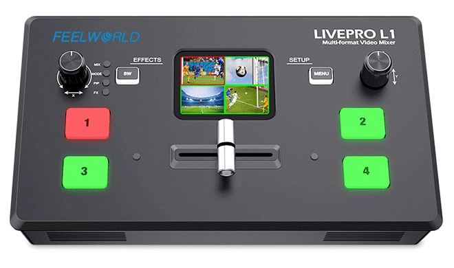 Recensione LivePro L1: mixer video portatile vera alternativa ad Atem Mini,  per realizzare in modo semplice un live streaming in multicamera